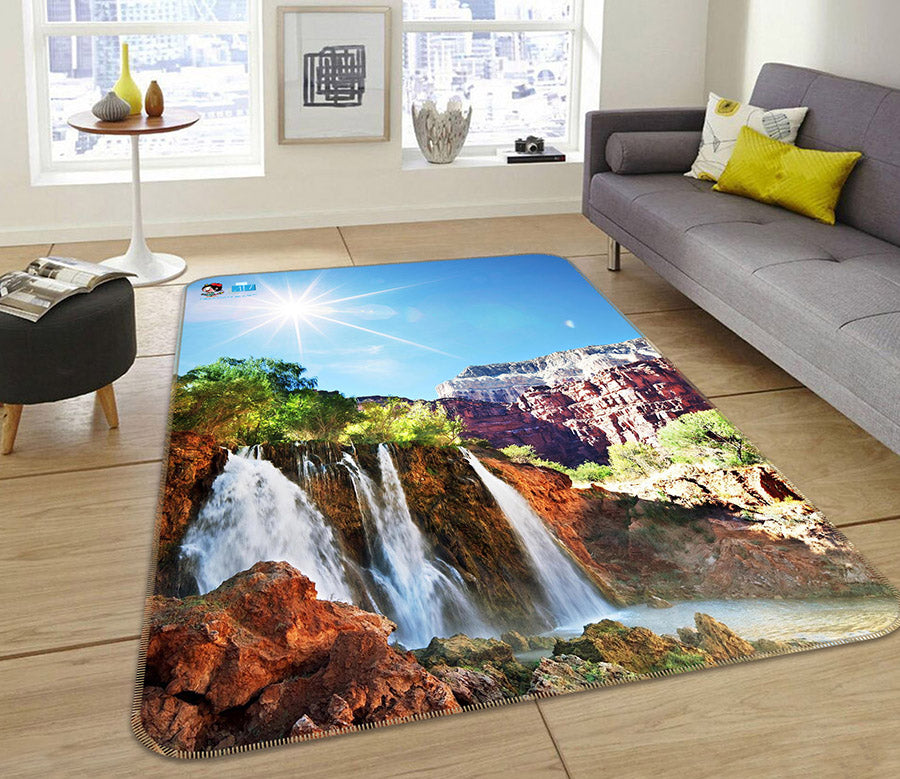 3D Waterfall 66150 Non Slip Rug Mat