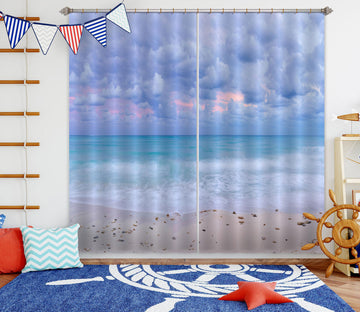 3D Ocean Cloud 6533 Assaf Frank Curtain Curtains Drapes