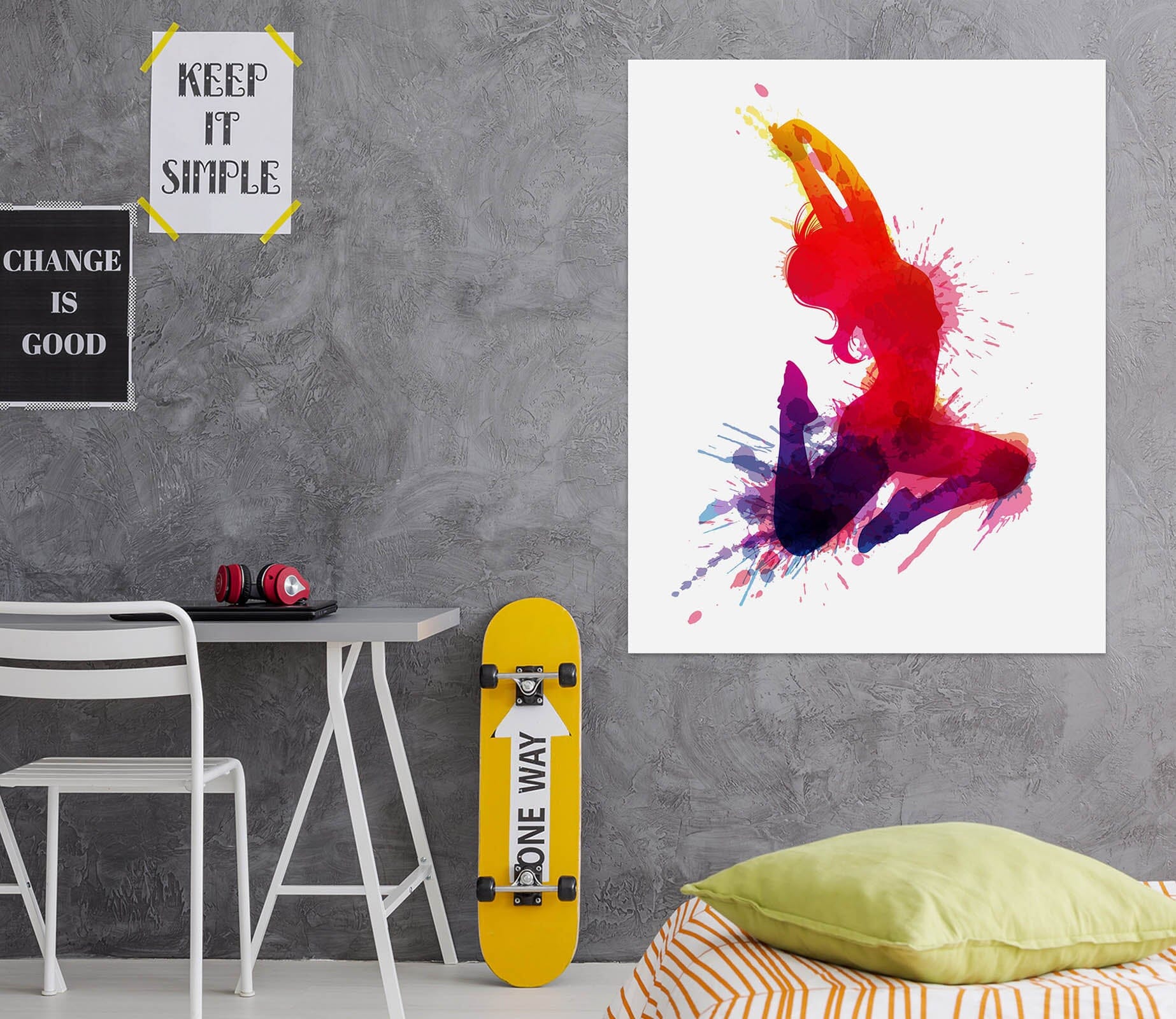 3D Dancing woman 1003 Wall Sticker Wallpaper AJ Wallpaper 2 