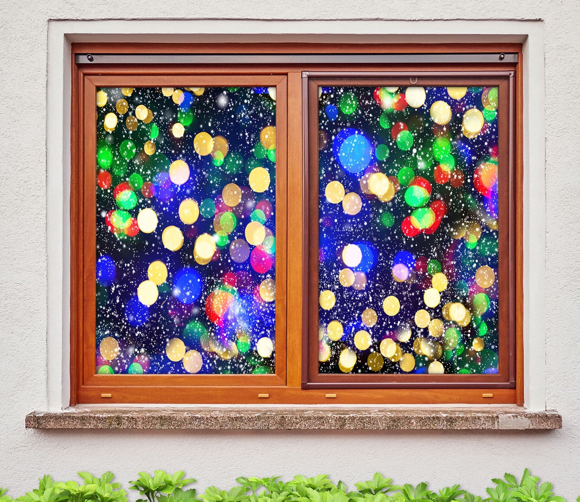 3D Colored Light 304 Window Film Print Sticker Cling Stained Glass UV Block Wallpaper AJ Wallpaper 2 