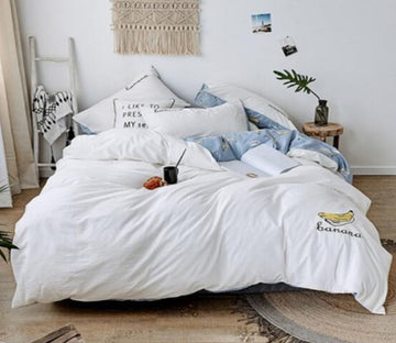 3D White Cactus 20275 Bed Pillowcases Quilt