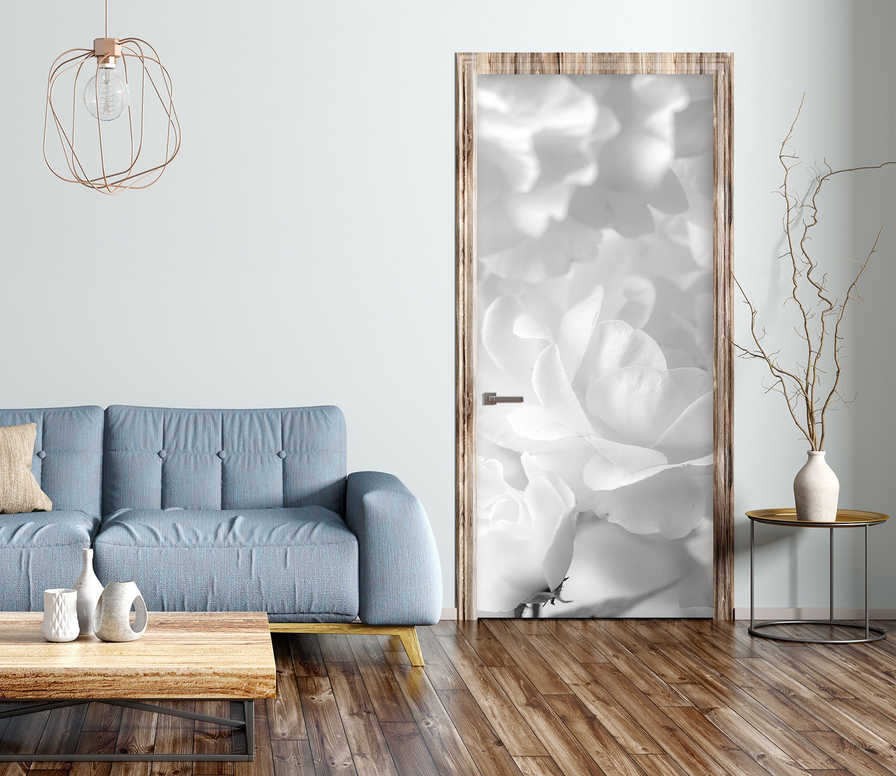3D Petal Art 5083 Assaf Frank Door Mural