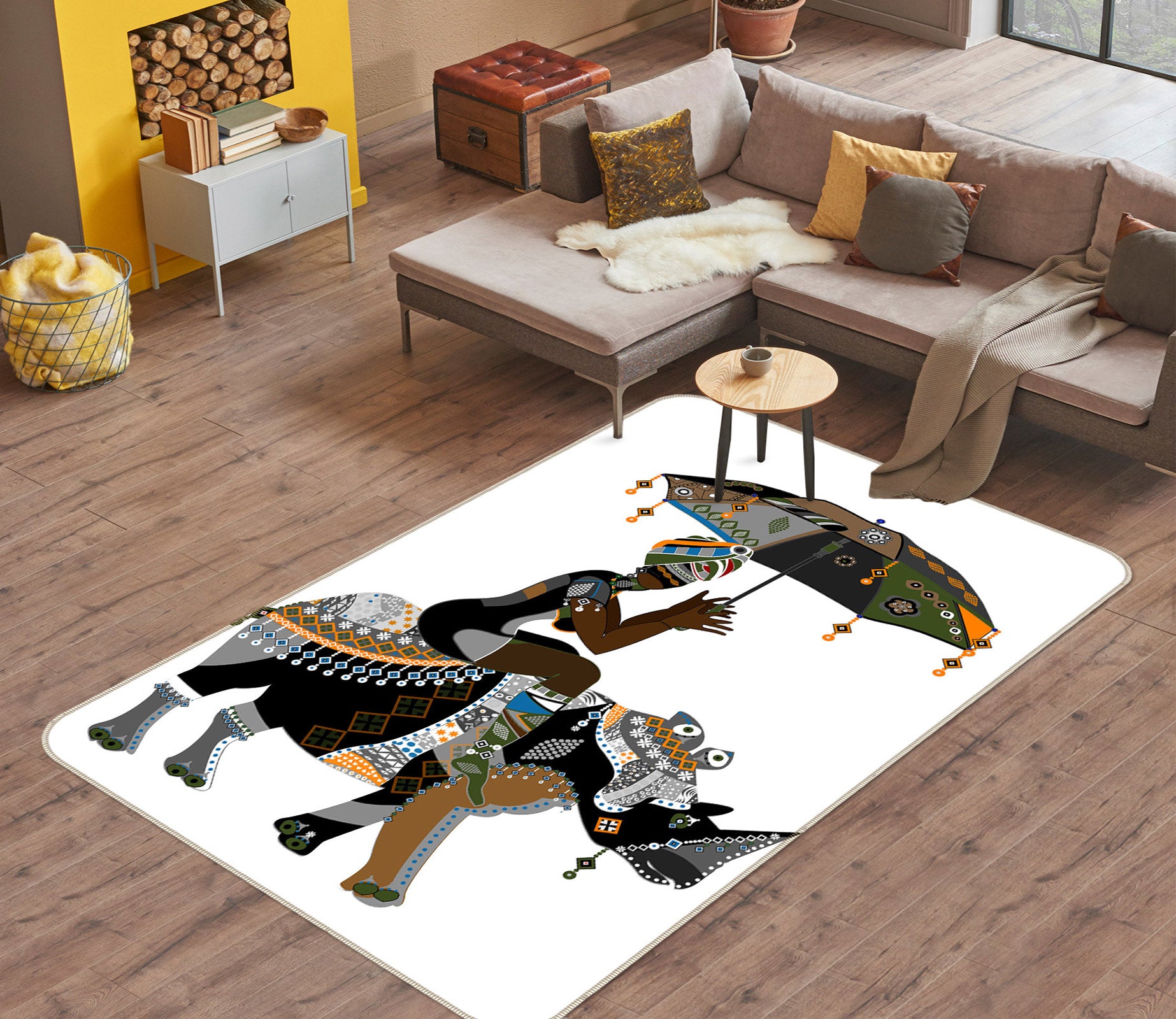 3D Ride Animal Umbrella 76202 Non Slip Rug Mat