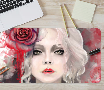 3D Rose Female 17142 Desk Mat
