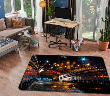 3D Highway Lights 35127 Non Slip Rug Mat
