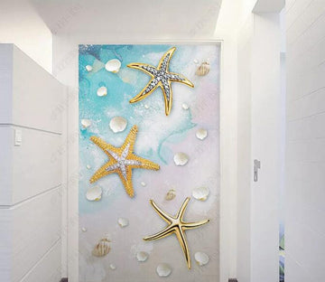 3D Cute Starfish WC265 Wall Murals Wallpaper AJ Wallpaper 2 