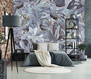 3D Night Forest 1007 Andrea haase Wall Mural Wall Murals