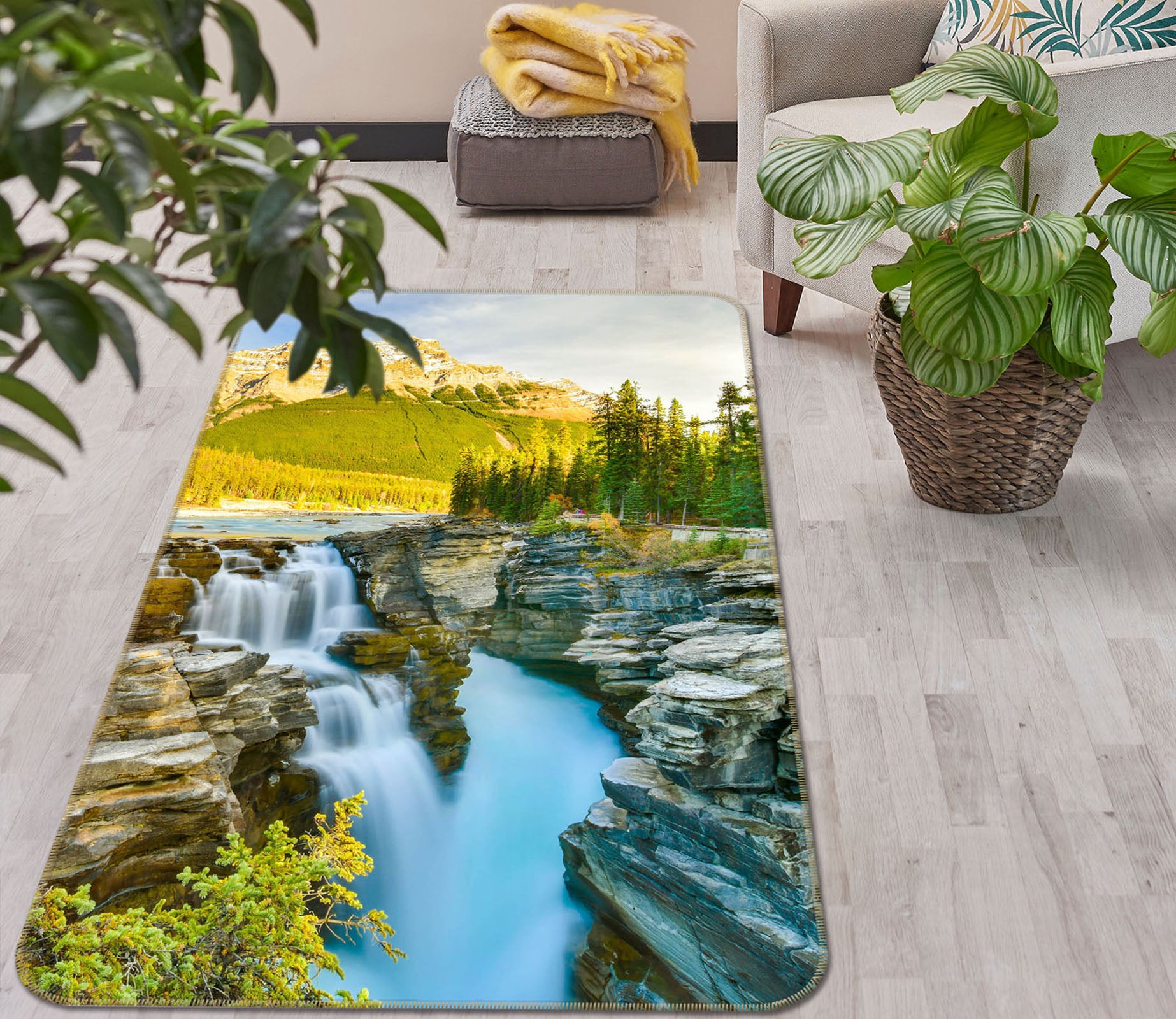 3D Waterfall 26169 Non Slip Rug Mat