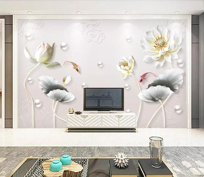 3D Flower 164 Wall Murals Wallpaper AJ Wallpaper 2 
