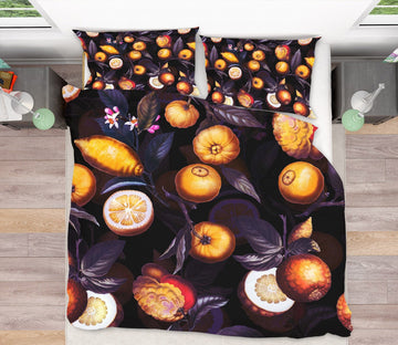 3D Lemon Tree 155 Uta Naumann Bedding Bed Pillowcases Quilt Quiet Covers AJ Creativity Home 