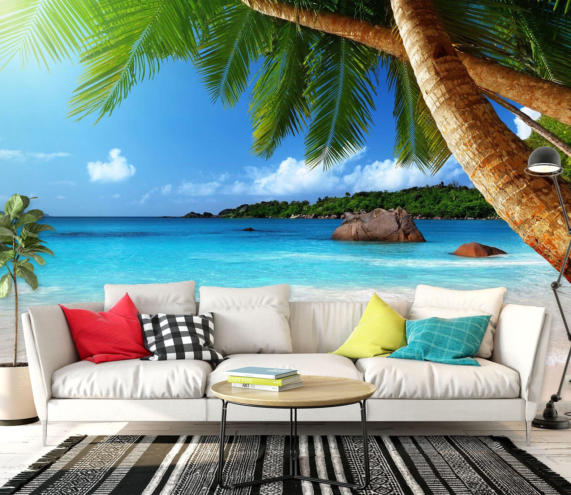 3D Beach Sea 2010 Wall Murals Wallpaper AJ Wallpaper 2 