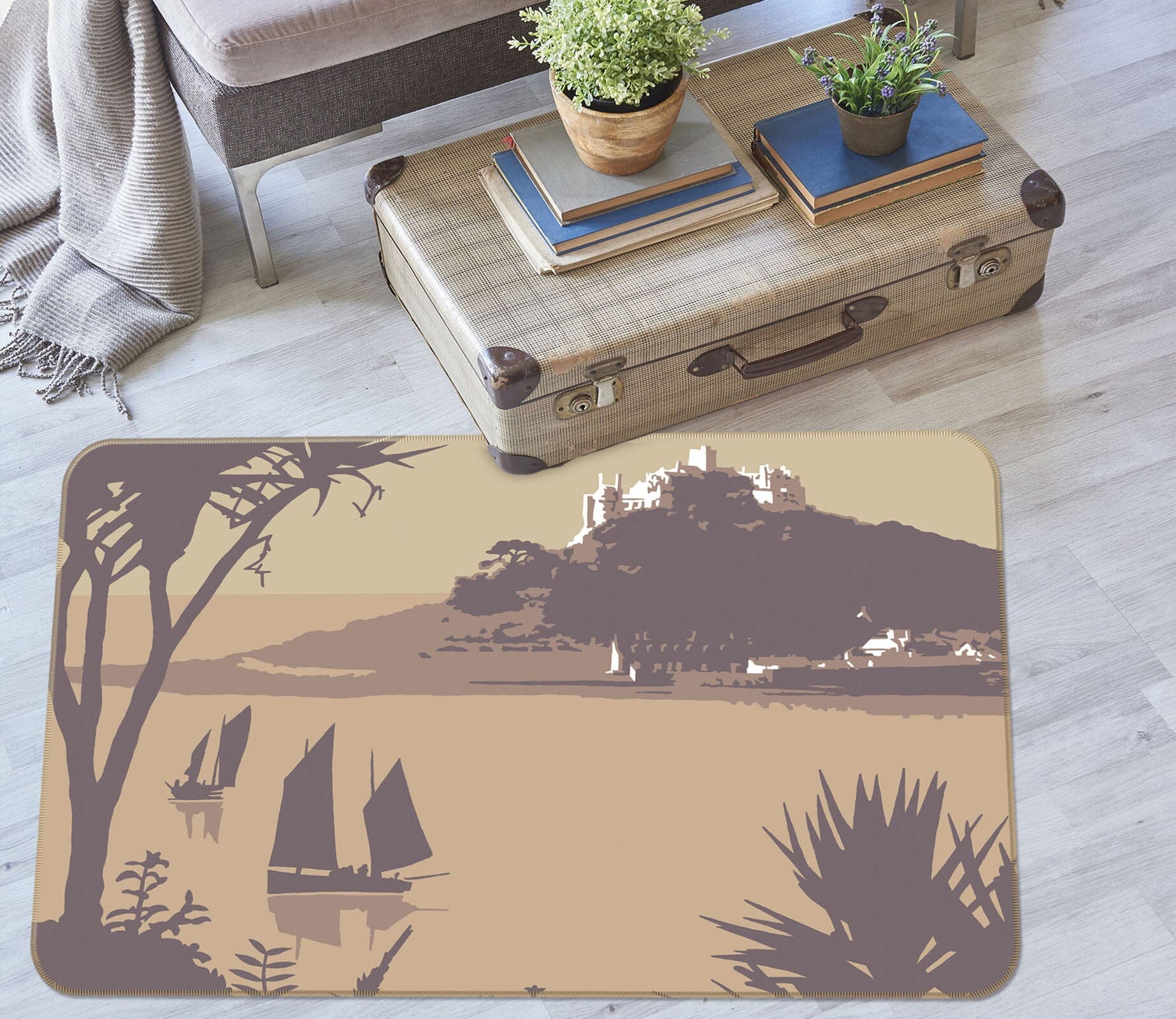 3D Marazion 1165 Steve Read Rug Non Slip Rug Mat Mat AJ Creativity Home 
