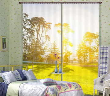 3D Sunny Meadow 865 Curtains Drapes Wallpaper AJ Wallpaper 