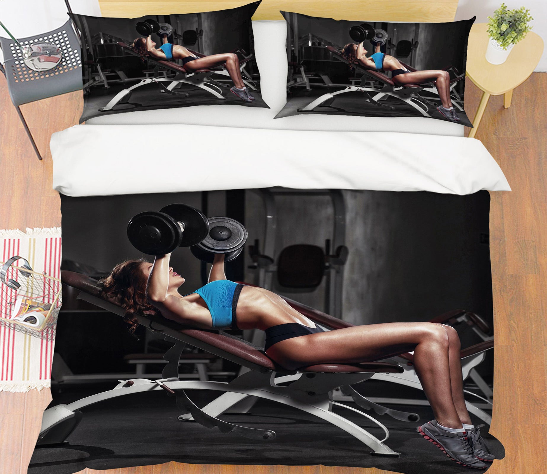 3D Fitness 14113 Bed Pillowcases Quilt