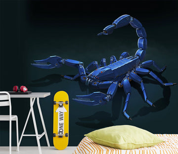 3D Metal Scorpion 1531 Wall Murals Exclusive Designer Vincent Wallpaper AJ Wallpaper 2 
