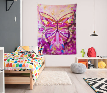3D Purple Butterfly 3684 Skromova Marina Tapestry Hanging Cloth Hang
