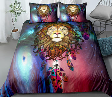 3D Lion Dreamcatcher 0049 Bed Pillowcases Quilt