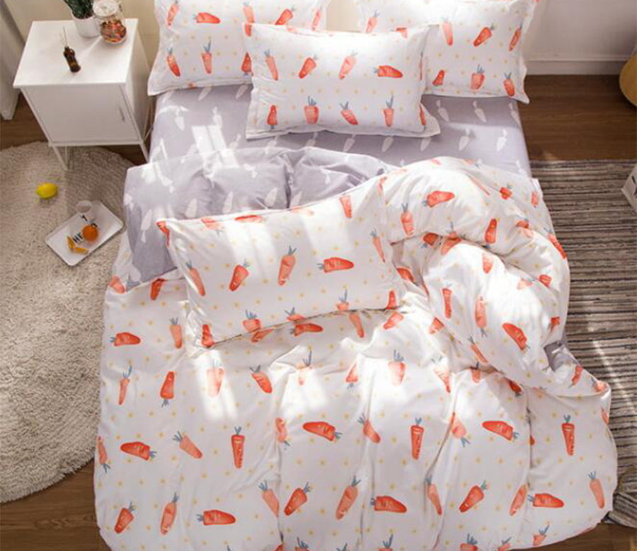 3D Baby Carrot 8164 Bed Pillowcases Quilt