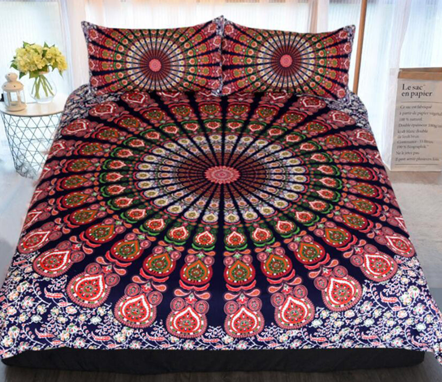 3D Color Pattern 1059 Bed Pillowcases Quilt