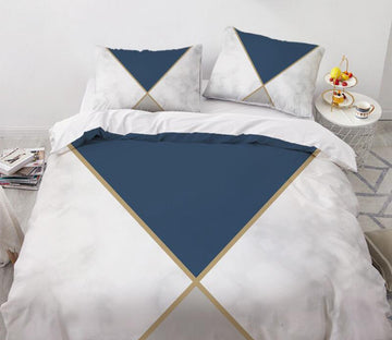 3D Inverted Triangle 9116 Bed Pillowcases Quilt