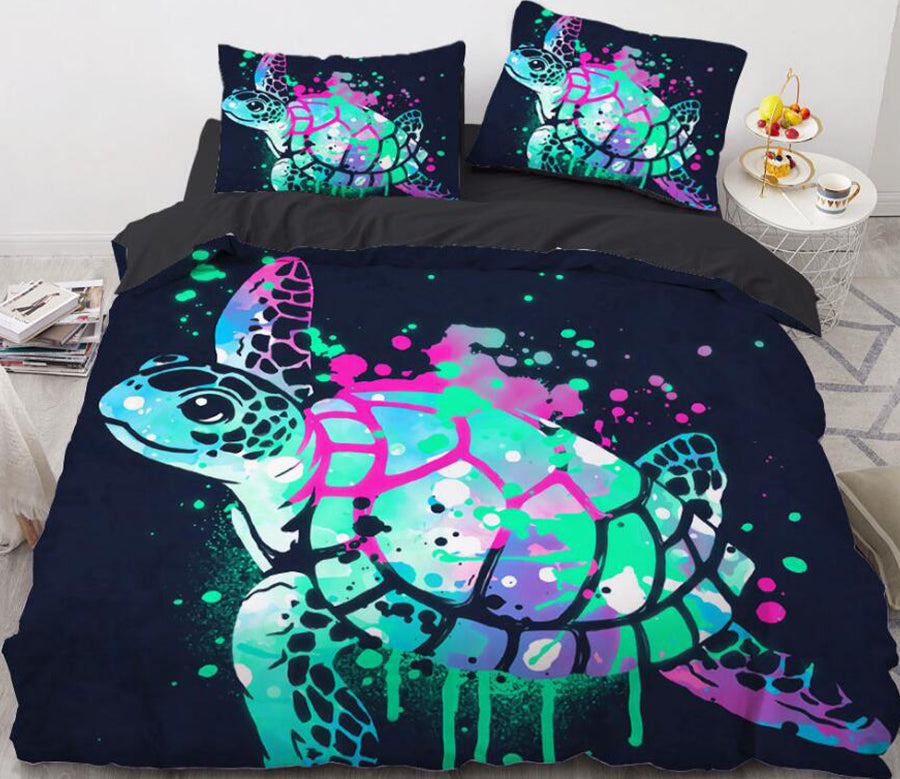 3D Sea Turtle 8815 Bed Pillowcases Quilt