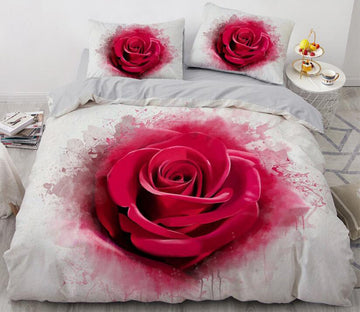 3D Rose 9173 Bed Pillowcases Quilt