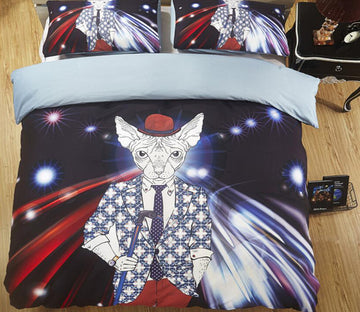 3D Leopard Head 1153 Bed Pillowcases Quilt