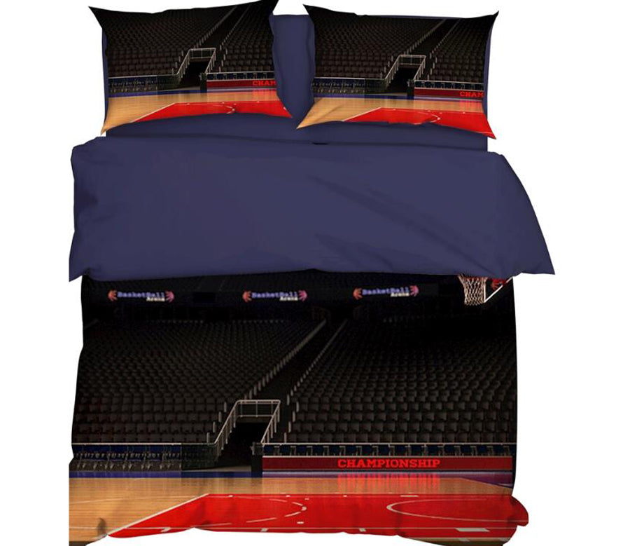 3D Court 9069 Bed Pillowcases Quilt