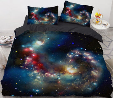 3D Space Galaxy 8867 Bed Pillowcases Quilt