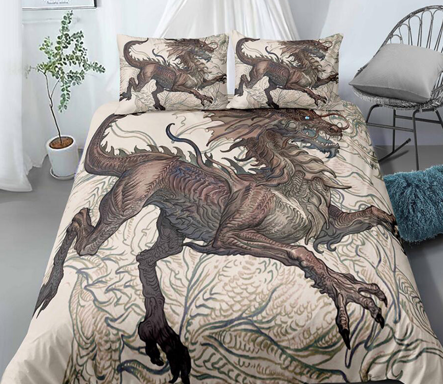 3D Dragon 1114 Bed Pillowcases Quilt