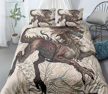 3D Dragon 1114 Bed Pillowcases Quilt