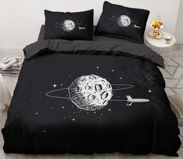 3D Universe Planet 131 Bed Pillowcases Quilt