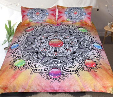 3D Flower Colored Balls 1125 Bed Pillowcases Quilt