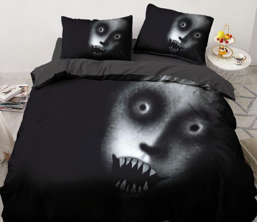 3D Devil 7731 Bed Pillowcases Quilt