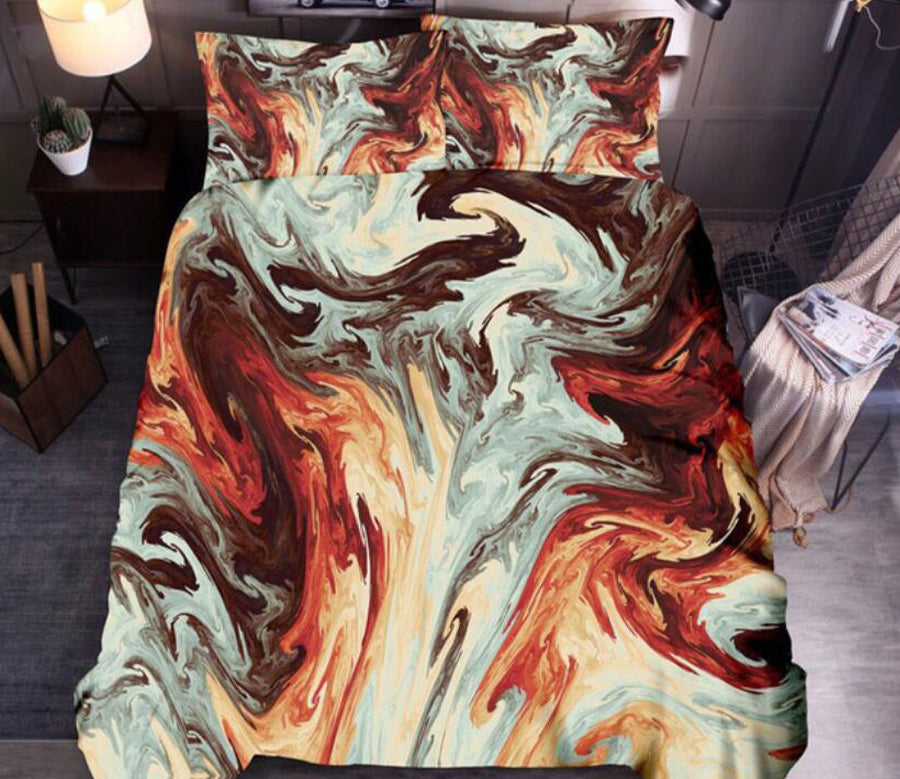 3D Streamline 6659 Bed Pillowcases Quilt