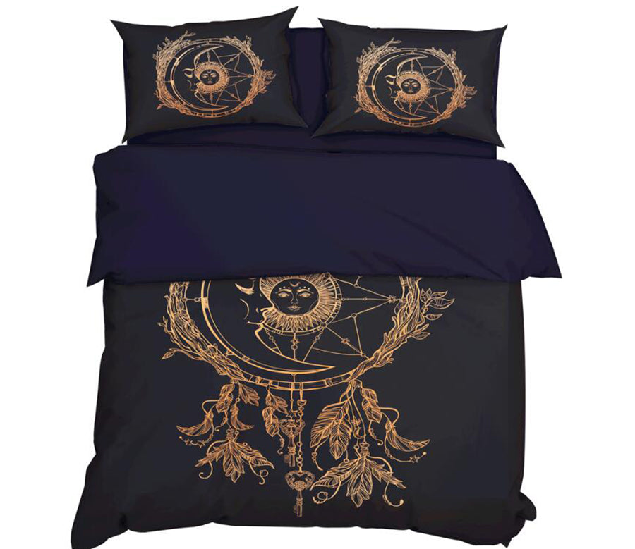 3D Sun Dream Catcher Totem 11172 Bed Pillowcases Quilt