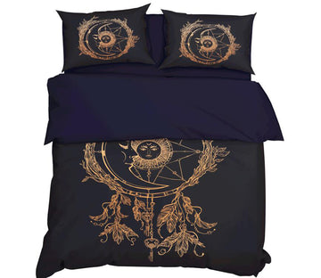 3D Sun Dream Catcher Totem 11172 Bed Pillowcases Quilt