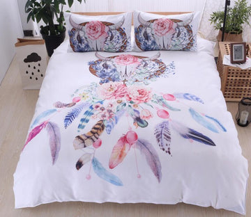 3D Deer Head Dream Catcher 66143 Bed Pillowcases Quilt