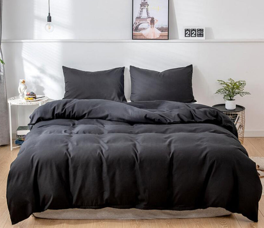 3D Black 1044 Bed Pillowcases Quilt