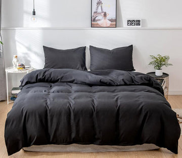 3D Black 1044 Bed Pillowcases Quilt