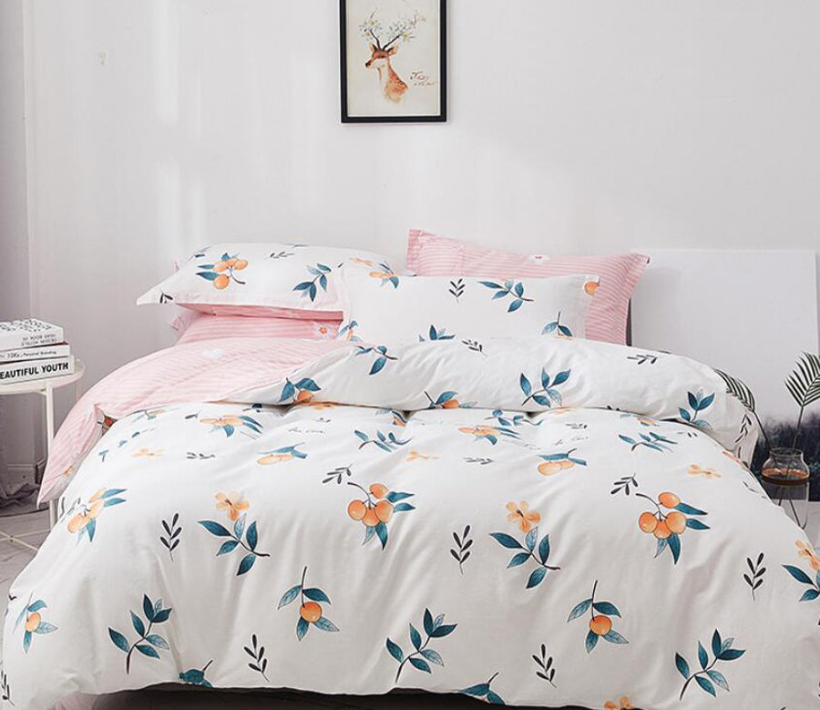 3D Cherry Fruit 77169 Bed Pillowcases Quilt