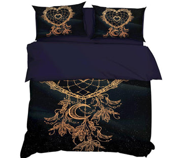 3D Moon Dream Catcher Totem 11171 Bed Pillowcases Quilt