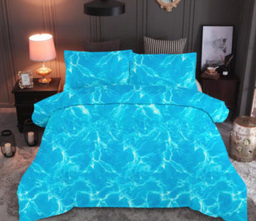 3D Water Light 1174 Bed Pillowcases Quilt