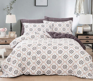 3D Eight Petal Flower 5516 Bed Pillowcases Quilt