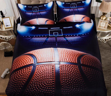 3D Basketball Court 1165 Bed Pillowcases Quilt