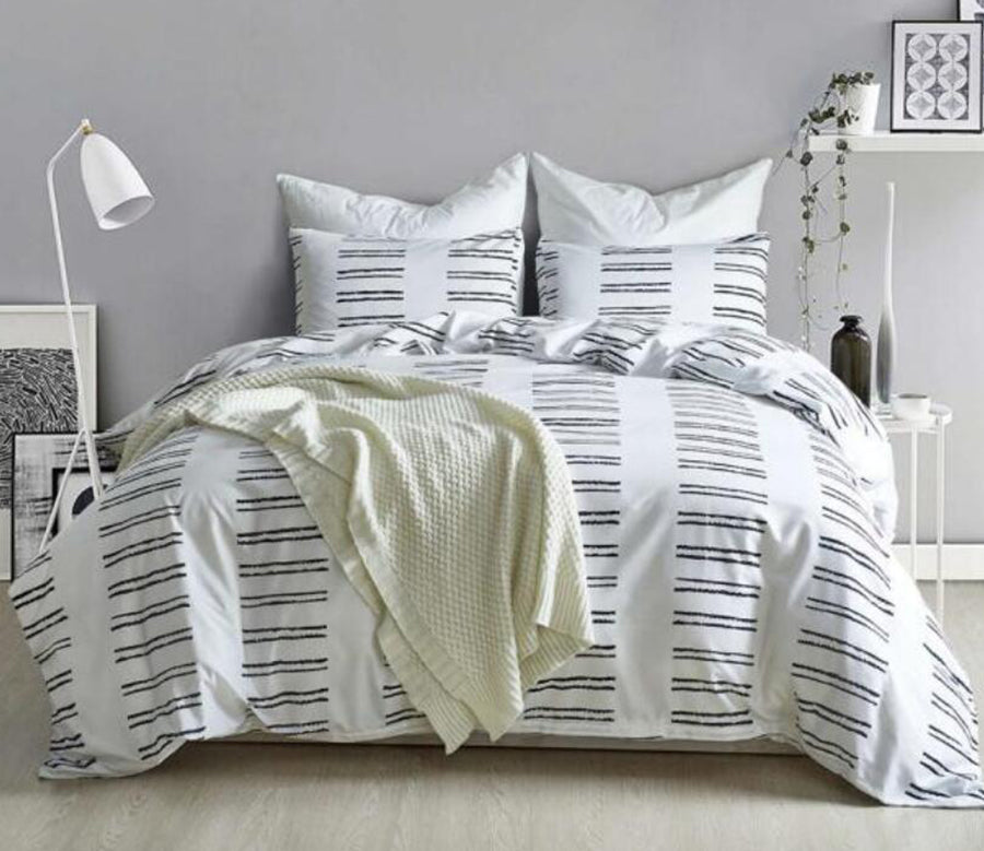 3D Double Bars 6656 Bed Pillowcases Quilt