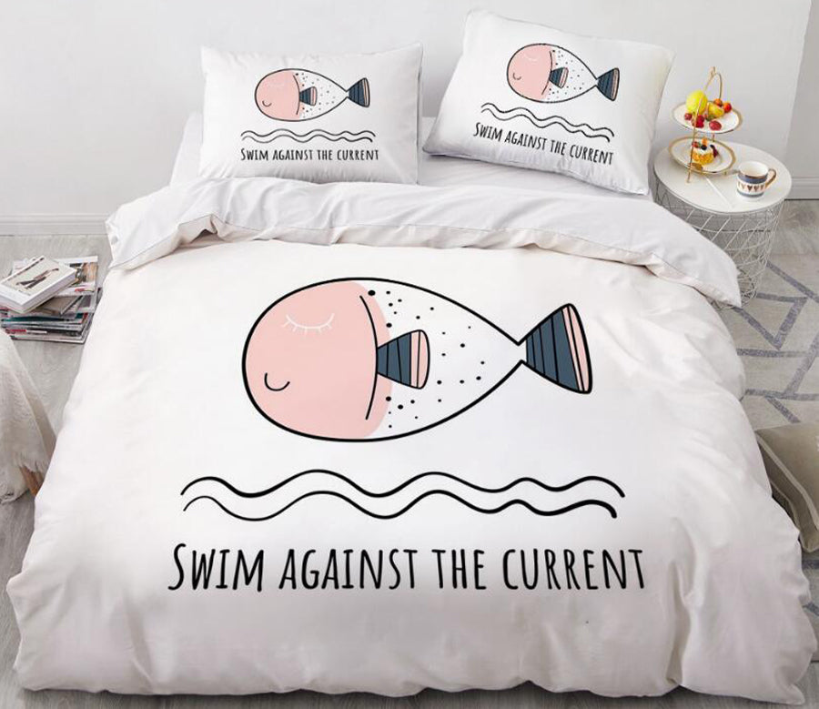 3D Jane Fish 55113 Bed Pillowcases Quilt