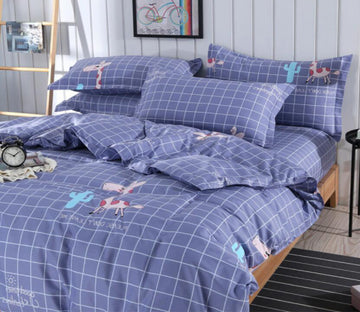 3D Cute Deer 1080 Bed Pillowcases Quilt