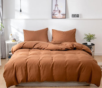 3D Brown 1065 Bed Pillowcases Quilt