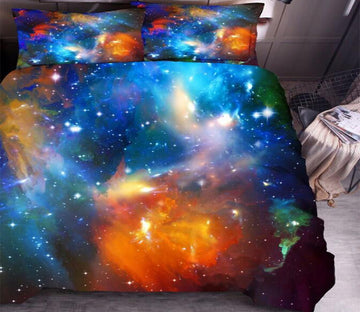 3D Starry Sky 9105 Bed Pillowcases Quilt